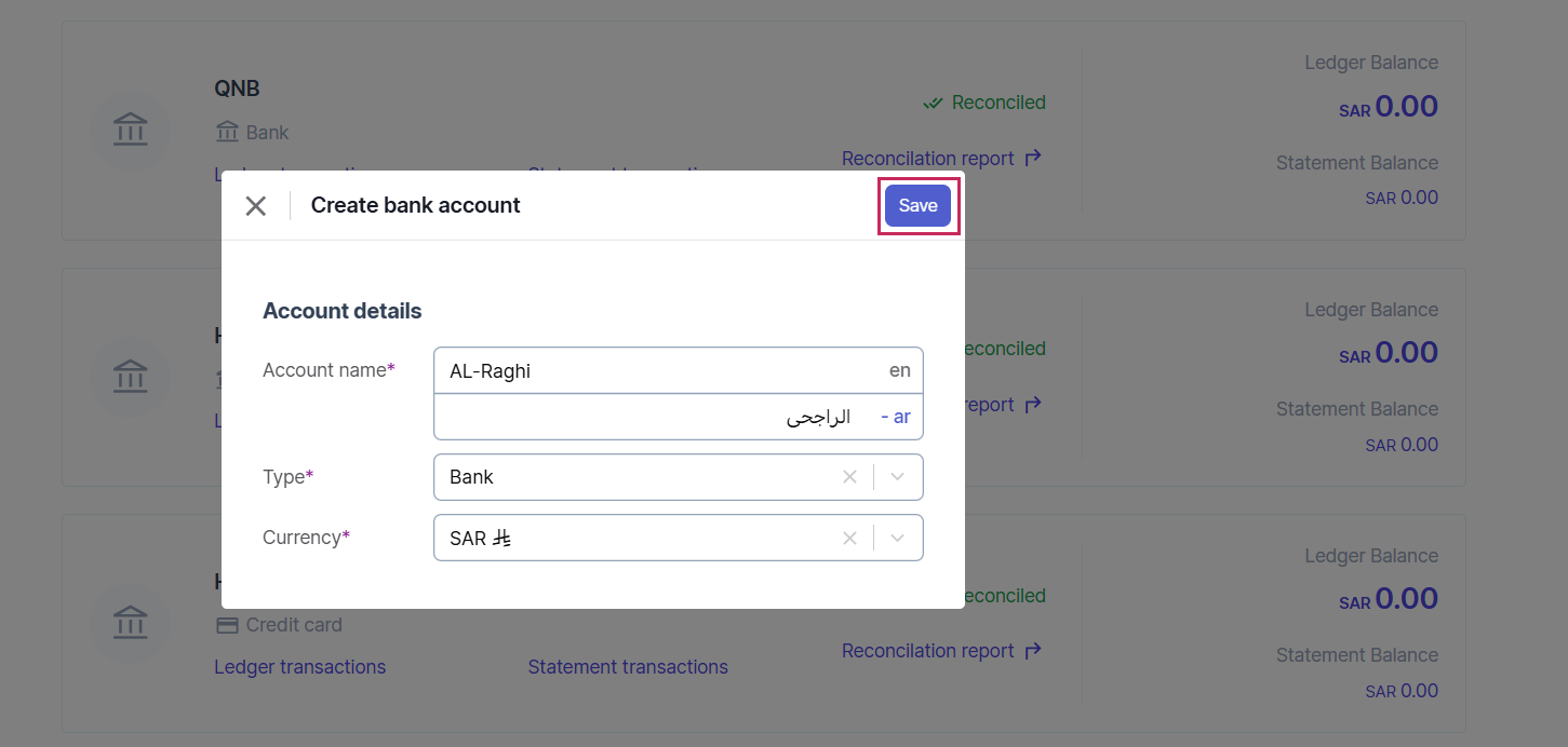 create bank account automatically